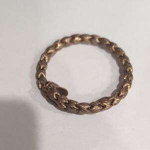 Alex and Ani Gold Braided Bracelet